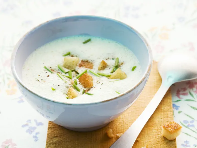 Pilzsuppe mit Sahne