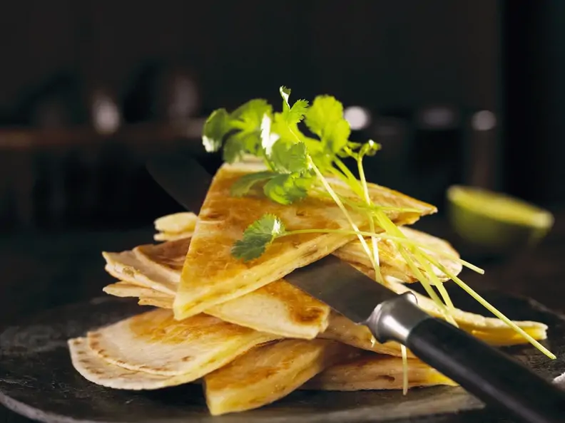 Käse-Tortillas (Quesadillas)