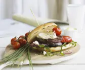 Feta-Gemüse-Sandwich