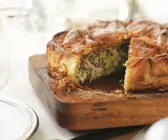 Blätterteigpastete mit Hähnchen
