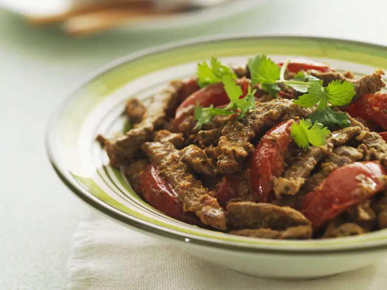 Rind-Paprika-Curry