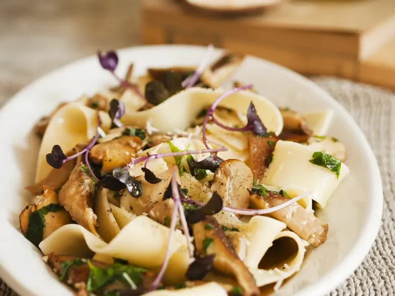 Pasta mit Pilzsauce