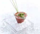 Kalte Tomaten-Wassermelonen-Suppe
