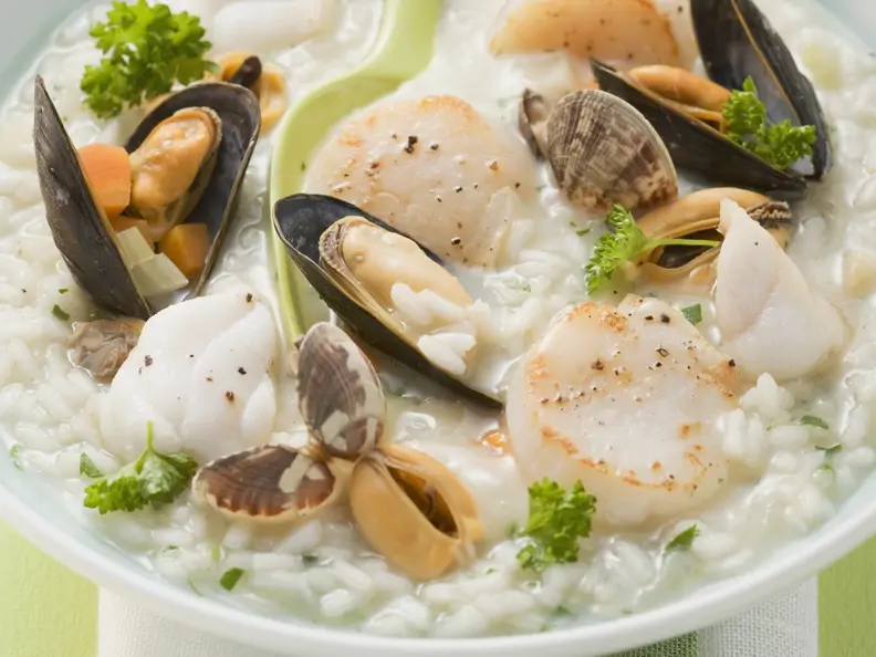 Risotto mit Muscheln