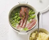 Dicke-Bohnen-Eintopf mit Speck auf rheinländische Art