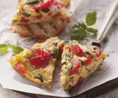 Zucchini-Paprika-Tortilla