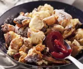 Quarkschmarrn mit Zwetschgenkompott