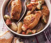 Hühnchen mit Biersoße