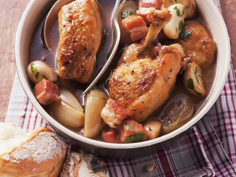 Hühnchen mit Biersoße