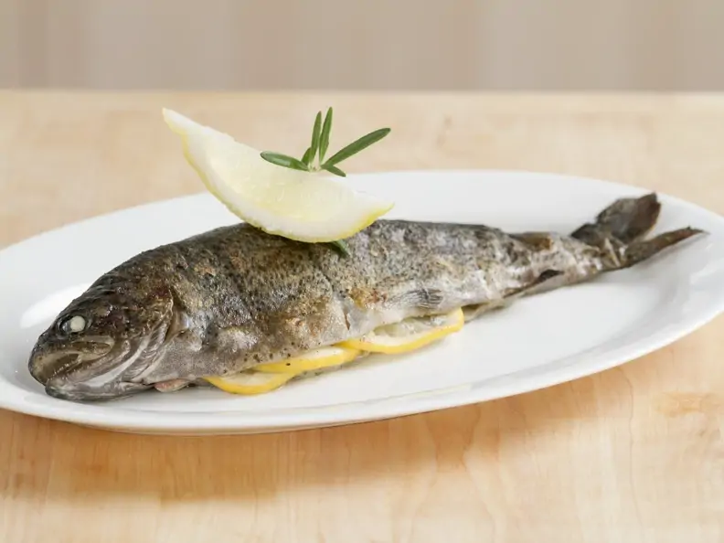 Forelle vom Grill