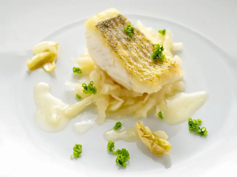 Zanderfilet mit Kohlrabigemüse
