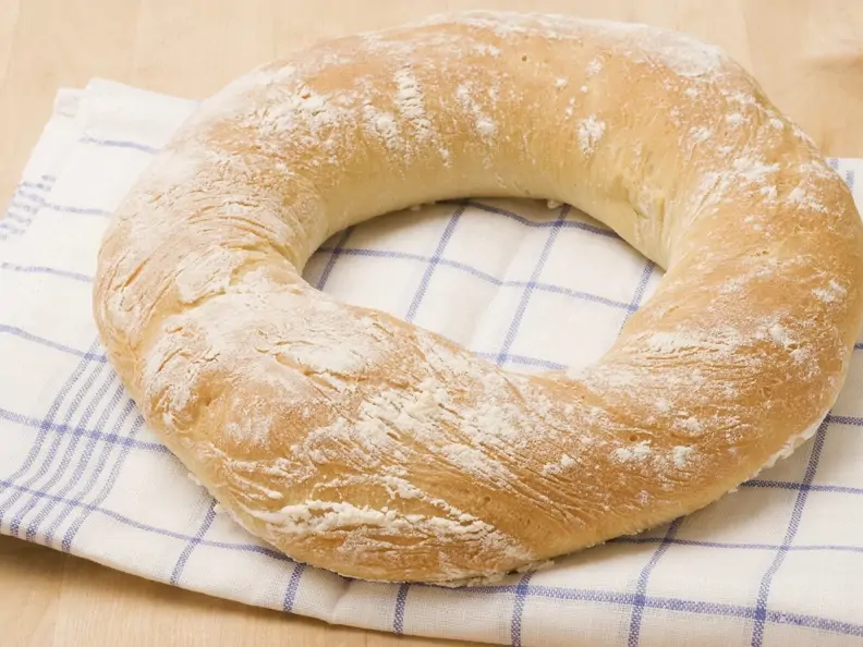 Weißbrot auf italienische Art (Ciabatta)