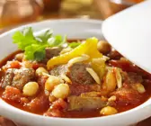 Tajine mit Lamm und Kichererbsen