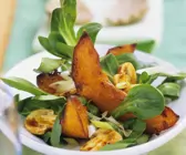 Feldsalat mit Champignons
