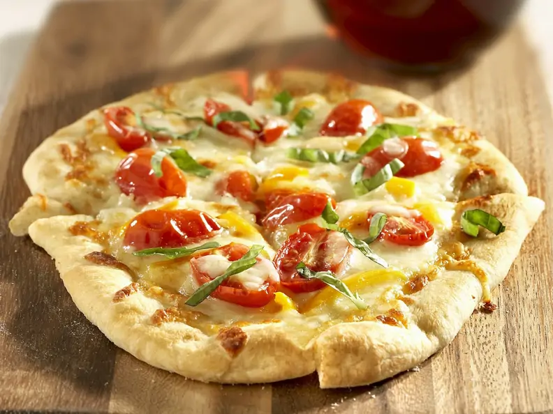 Gemüsepizza mit Schmand
