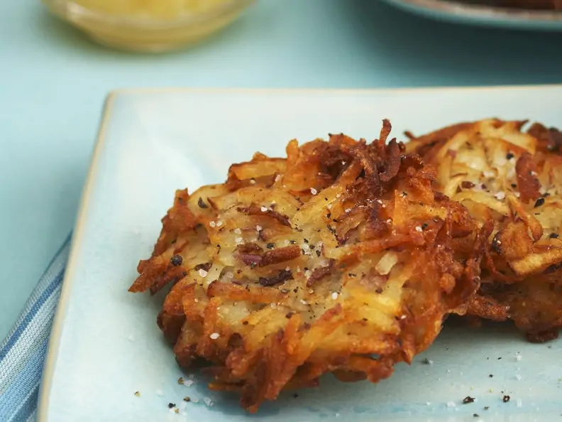 Rösti mit Apfelmus