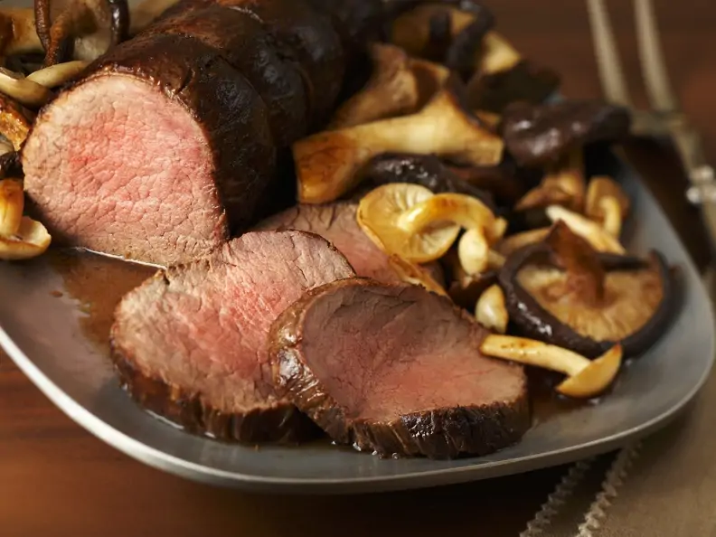 Rinderschmorbraten mit Pilzen
