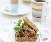 Toast mit Hackfleisch
