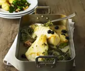 Anglerfisch mit Oliven