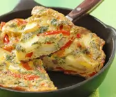Kartoffel-Paprika-Tortilla