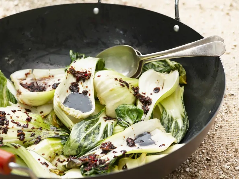 Pak Choy mit Asia-Vinaigrette