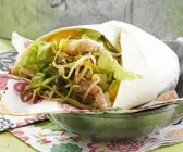 Wraps mit Garnelen