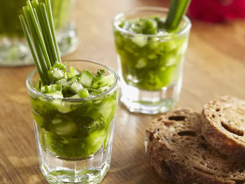 Grüne Gazpacho