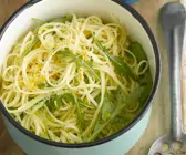 Pasta mit Zitrone und Rucola