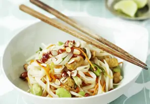 Pad Thai mit Hähnchen