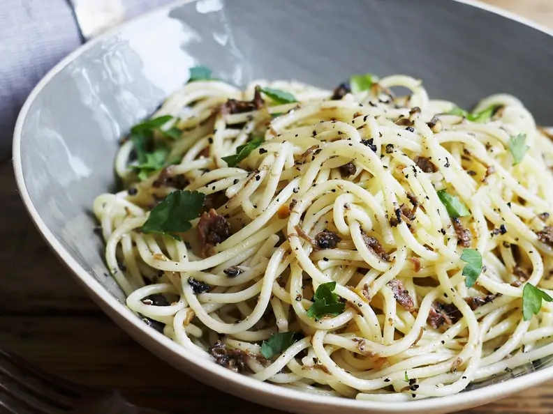 Spaghetti mit Trüffelpaste