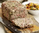Hackbraten mit Champignons