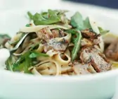 Pasta mit Champignons