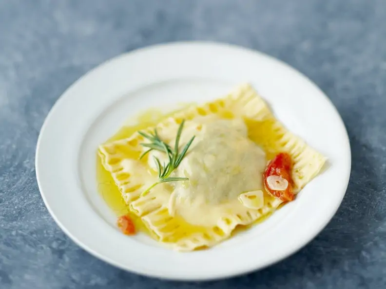 Ravioli mit Ziegenkäse