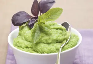 Erbsenpüree