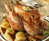 Putenbraten mit Gemüsepüree