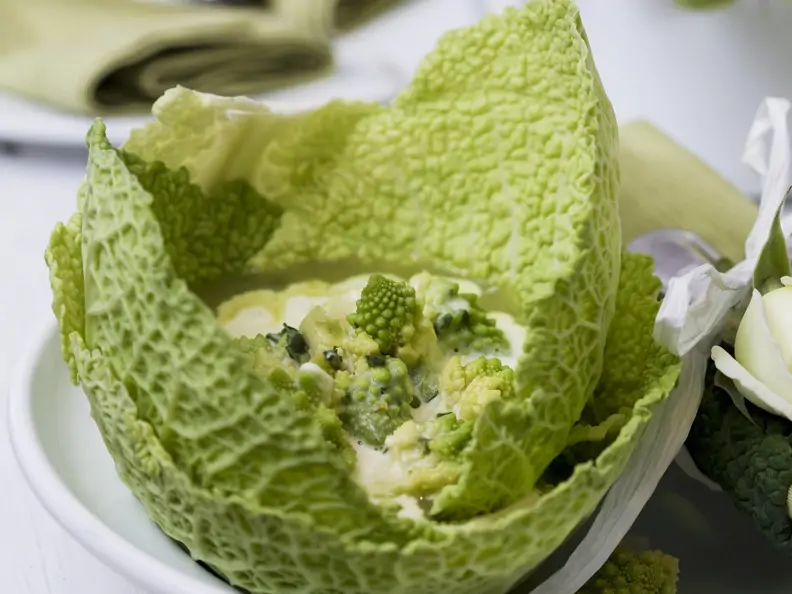 Kartoffel-Romanesco-Suppe