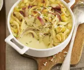 Gratinierte Spätzle mit Apfel