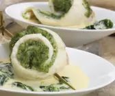 Seezungenröllchen mit Kräuterfüllung