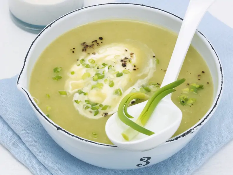 Kartoffel-Lauch-Cremesuppe