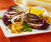 Karamellisierter Radicchio mit Orangen