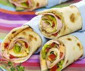 Wraps mit Schinkenfüllung