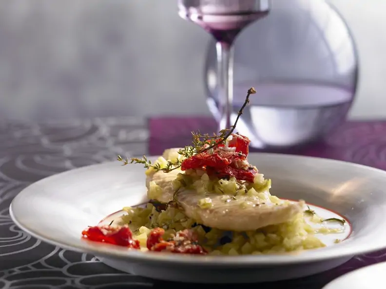 Steinbuttfilet mit Dörrtomaten