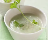 Kohlrabicremesuppe vegan