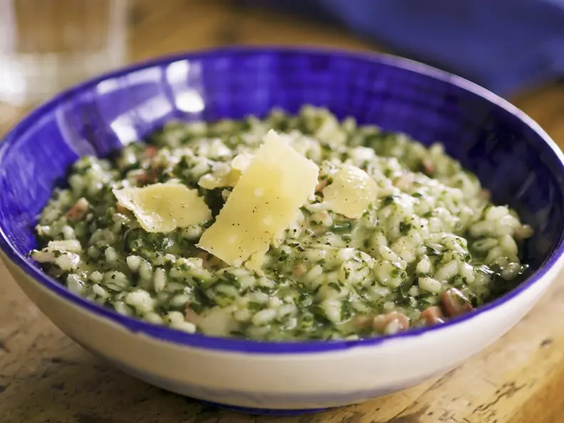 Risotto mit Spinat