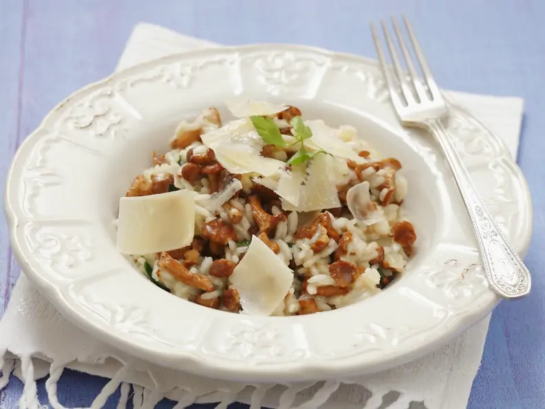 Risotto mit Pfifferlingen