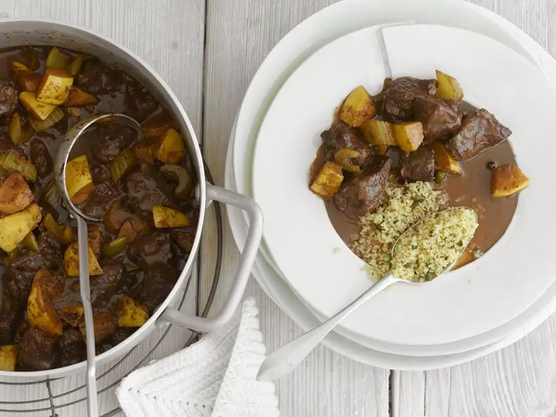 Lamm-Quitten-Eintopf mit Couscous