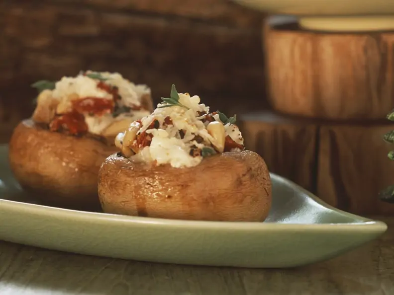 Große Champignons mit Füllung