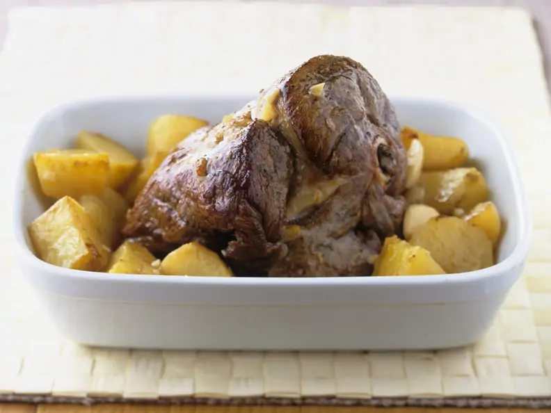 Lammbraten mit Kartoffeln
