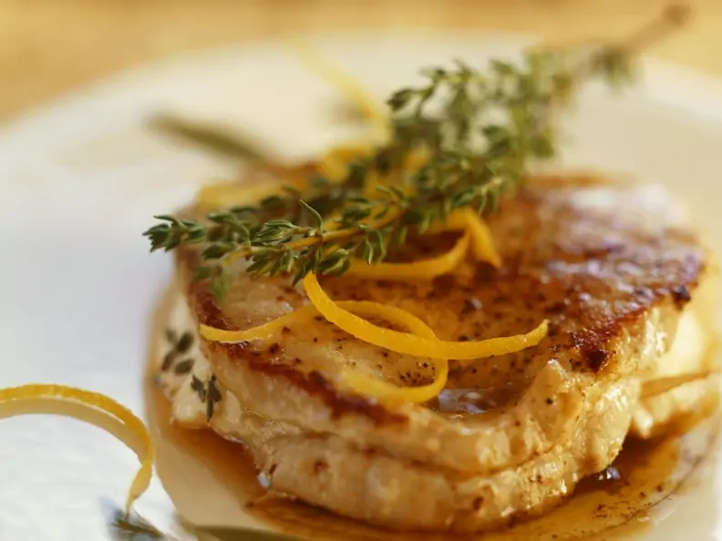 Kalbsfilet mit Ziegenkäse gefüllt