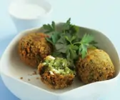 Frittierte Gemüsebällchen